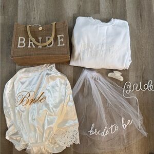 Bride Themed Apparel and Accessories Set